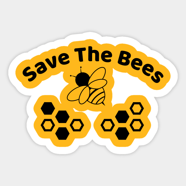 Save The Bees Sticker by KevinWillms1